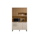 Ver imagem 1 de Armário para Cozinha 5 Portas 2 Gavetas Prisma Reflecta Madine Ripado Arenas