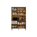 Ver imagem 6 de Armário para Cozinha 5 Portas 2 Gavetas Prisma Reflecta Madine Ripado Arenas