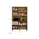 Ver imagem 7 de Armário para Cozinha 5 Portas 2 Gavetas Prisma Reflecta Madine Ripado Arenas