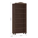 Ver imagem 3 de Estante Livreiro Madeira Maciça 85 Cm 8964 Cafe Milani Store