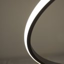 Ver imagem 4 de Lustre Plafon Arco Ring Anel Triplo Preto Led 3000K