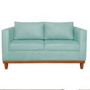 Ver imagem 5 de Sofá 3 Lugares Europa 180 cm Estilo Conforto e Elegância Suede Azul Tiffany - Amarena Móveis
