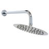 Ducha Redonda Cromada em Inox 20 Cm Braço 38 Cm de Parede - 2