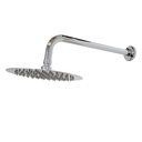 Ver imagem 3 de Ducha Redonda Cromada em Inox 20 Cm Braço 38 Cm de Parede