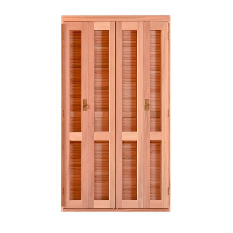 Porta de Madeira Veneziana Pantografica 214cmx160cmx14cm
