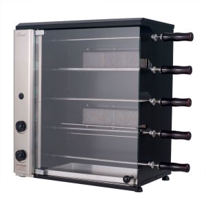 Churrasqueira a Gás de Bancada Vertical 5 Espetos Gn 127v Stand Titan