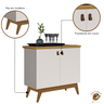 Buffet Absolut 2 Portas Aparador Multiuso Cantinho do Café Off White Nature - 2