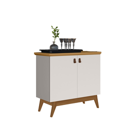 Buffet Absolut 2 Portas Aparador Multiuso Cantinho do Café Off White Nature - 1