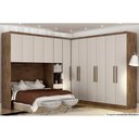 Ver imagem 2 de Guarda Roupa Casal 6 Portas e 4 Gavetas Rizon Plus Freijo Cumaru - Novo Horizonte