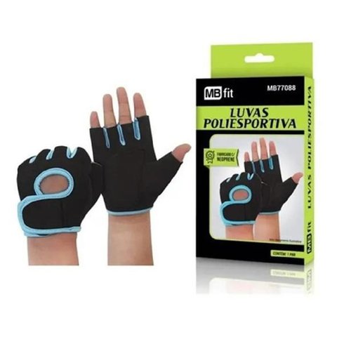 Luva Musculação para Treino Ajustável Unissex - Par