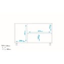 Ver imagem 5 de Nicho Organizador Infantil com 3 Portas 1 Prateleira Casatema MadeiraOriginals Branco