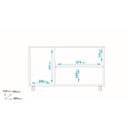 Ver imagem 5 de Nicho Organizador Infantil  com 3 Portas 1 Prateleira Branco - CASATEMA