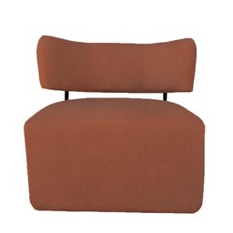 Kit 02 Poltronas Organicas Bouclê Terracota - D'classe Decor - 2