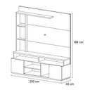 Ver imagem 4 de Estante Home Para TV até 65 Polegadas 2 Portas América Yescasa