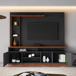 Estante Home Para TV até 65 Polegadas 2 Portas América Yescasa - 2