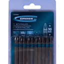 Ver imagem 2 de Jogo de Pontas Bits Phillips Magnetica Ph2 90mm com 10 Peças Gross