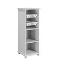 Ver imagem 3 de Armário Cozinha com Fruteira Paraná 1 Porta 1 Prateleira 2 Cestos Arte Móveis Branco