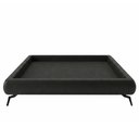Ver imagem 6 de Cama Queen Base Box Pés Ferro 176cm Nami Corano Preto - Nexta Casa