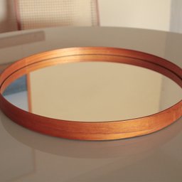 Bandeja Laminada Decorativa para Servir Laminada Perth 45cm - Mel - 5