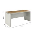 Ver imagem 4 de Conjunto de Escritório Hera 4 Peças 6 Portas 2 Gavetas - Via Nossa - Fendi e Freijó