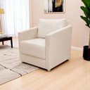 Ver imagem 2 de Poltrona Decorativa para Sala Recepção Manicure Consultório Celine Suede
