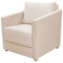 Ver imagem 1 de Poltrona Decorativa para Sala Recepção Manicure Consultório Celine Suede