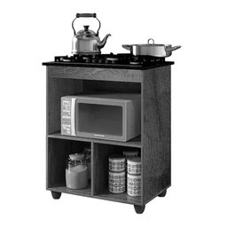 Kit Balcão Cooktop 1 Porta Br C/fogão Cooktop 5 Bocas - 5
