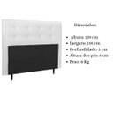 Ver imagem 5 de Cabeceira Estofada Cama King 195 Cm Helena Corino Branco