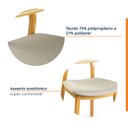 Ver imagem 6 de Kit 4 Cadeiras Madeira Maciça Liz CabeCasa MadeiraOriginals Amarelo/Mel
