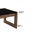 Ver imagem 3 de Mesa Centro Sala AZ1022 Branco/Nogal - Tecno Mobili