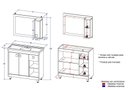 Ver imagem 7 de Conjunto de Banheiro 1 Porta e 1 Gaveta com Gabinete Cuba e Espelheira 80cm Essenza