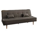 Ver imagem 3 de Sofá Cama Silver 3 Lugares Reclinável Suede Marrom 1,92 - Star Confort
