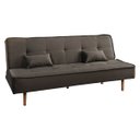 Ver imagem 3 de Sofá Cama Silver 3 Lugares Reclinável Suede Marrom 1,92 - Star Confort