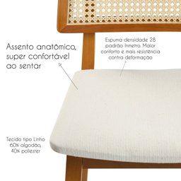 Kit 2 Banquetas Alta em Madeira Maciça Palermo  - 12