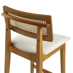 Kit 2 Banquetas Alta em Madeira Maciça Palermo  - 7