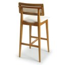 Ver imagem 5 de Kit 2 Banquetas Alta em Madeira Maciça Palermo 