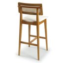 Ver imagem 5 de Kit 2 Banquetas Alta em Madeira Maciça Palermo