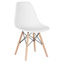 Ver imagem 4 de KIT - Mesa redonda Eames 120 cm branco + 6 cadeiras Eiffel DSW Branco