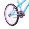 Bicicleta Aro 24 Alumínio Colorido Cor Azul Claro e Rosa - 4