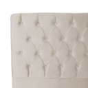 Ver imagem 6 de Cabeceira Estofada Recamier Baú para Cama Box 160cm Queen:Bege