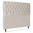Ver imagem 1 de Cabeceira Estofada Recamier Baú para Cama Box 160cm Queen:Bege