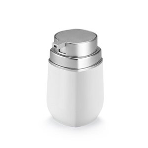 Porta Sabonete Líquido Branco com Prata 1925 - Arthi