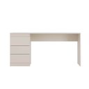 Ver imagem 2 de Escrivaninha Mesa Escritório 3 Gavetas 163cm Hera CabeCasa MadeiraOriginals Off White/Cream
