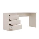 Ver imagem 4 de Escrivaninha Mesa Escritório 3 Gavetas 163cm Hera CabeCasa MadeiraOriginals Off White/Cream