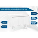 Ver imagem 2 de Balcão de Escritório ME4120 c/ 3 Portas Amêndoa - Tecno Mobili