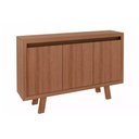 Ver imagem 1 de Balcão de Escritório ME4120 c/ 3 Portas Amêndoa - Tecno Mobili