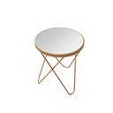 Ver imagem 3 de Mesa Lateral em Aço Tampo Vidro Malta