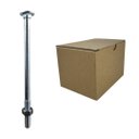 Ver imagem 2 de Parafuso Francês Galvanizado com Porca 5/16x51/2" (caixa com 50 Peças) Stein