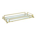 Ver imagem 3 de Bandeja Wolff Decorativa Metal Dourada 36x20x5cm