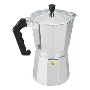 Cafeteira Italiana Expresso Faz 9 Xícaras Café Cinza Aluminio